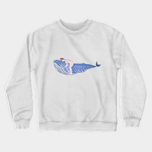 Blue whale Crewneck Sweatshirt